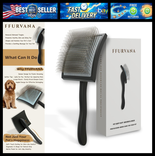 Slicker brush for dogs - slicker, –