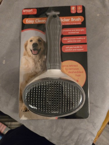 Easy clean slicker brush for - easy,