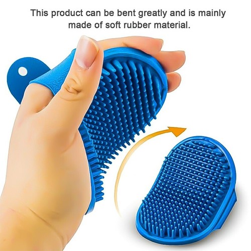 Dog pet soft rubber grooming - pet,